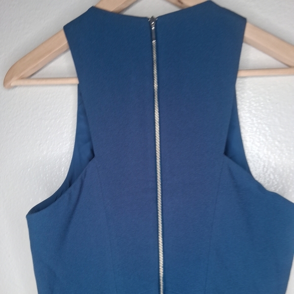 Keepsake The Label Blue Jupiter Sheath Mini Dress Sleeveless Lined Size Medium - Picture 11 of 15
